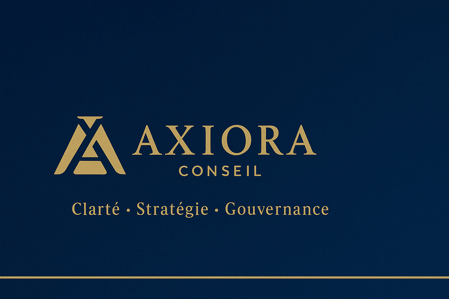 Atelier stratégique — AXIORA Conseil